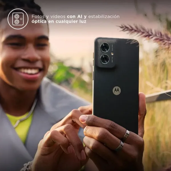 Celular Motorola G55 5G 8GB 256GB Negro Pantalla FHD+ Batería 5000mAh