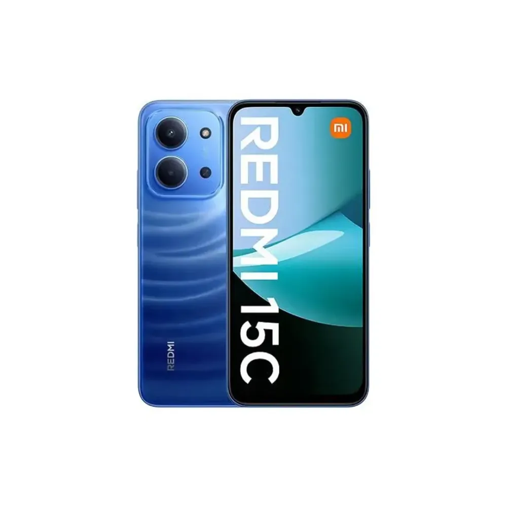Celular Redmi 15C 256GB 8GB Azul Lunar 6.9 pulgadas Lector Huella