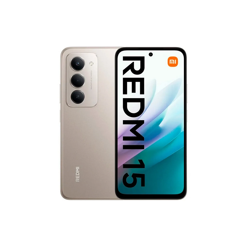 Celular Redmin 15 8+8GB RAM 256GB 6.9 Gris Titán Gran Pantalla