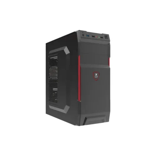 Chasis-+-Fuente-600-Watt-Atx-Xtq-214-F Bornera Macho Presión DC 2.1mm 2 Polos Conexión Rápida Universal