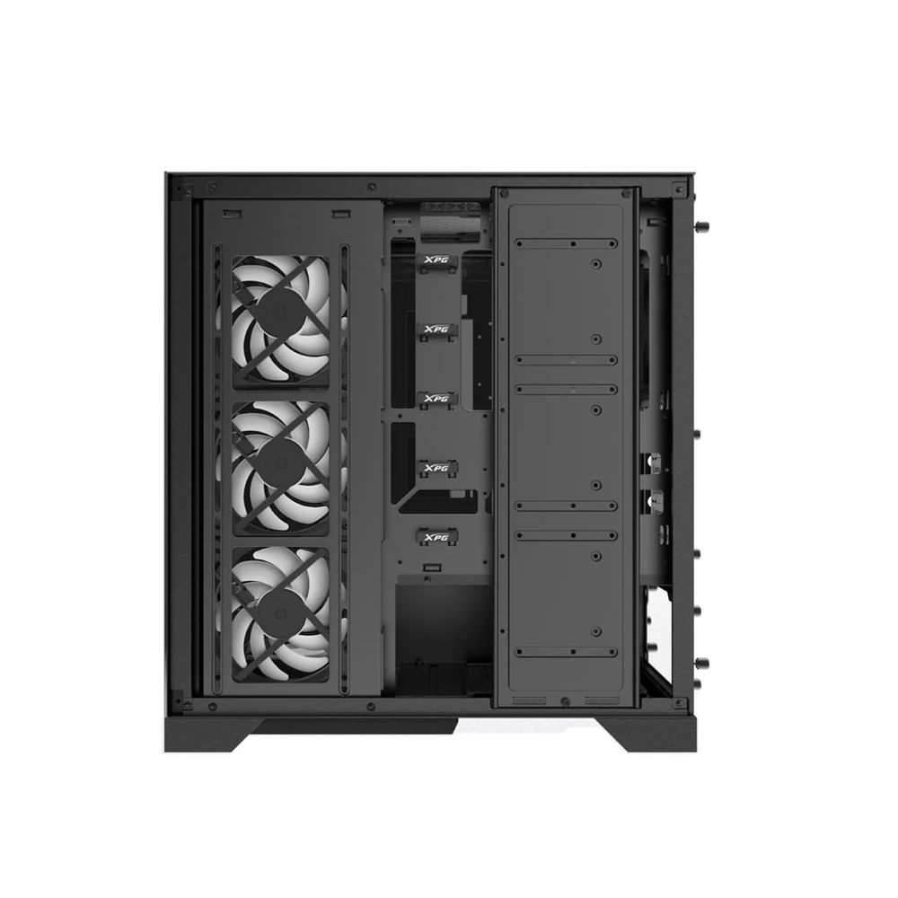 Chasis XPG Invader X Mini negro ATX con 5 ventiladores ARGB
