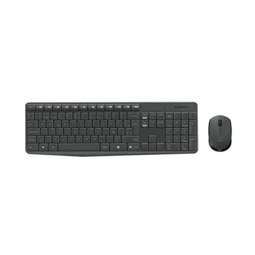 Combo-Inalámbrico-Logitech-MK235-Español-Resistente-y-Eficiente-1 Teclado Apple Magic Keyboard iPad Pro 13 2024 Negro Trackpad