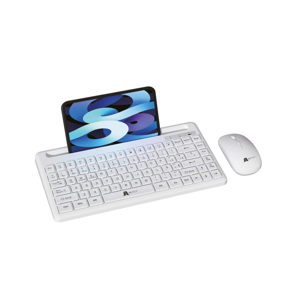 Combo Jaltech 10306 teclado y mouse inalambrico blanco
