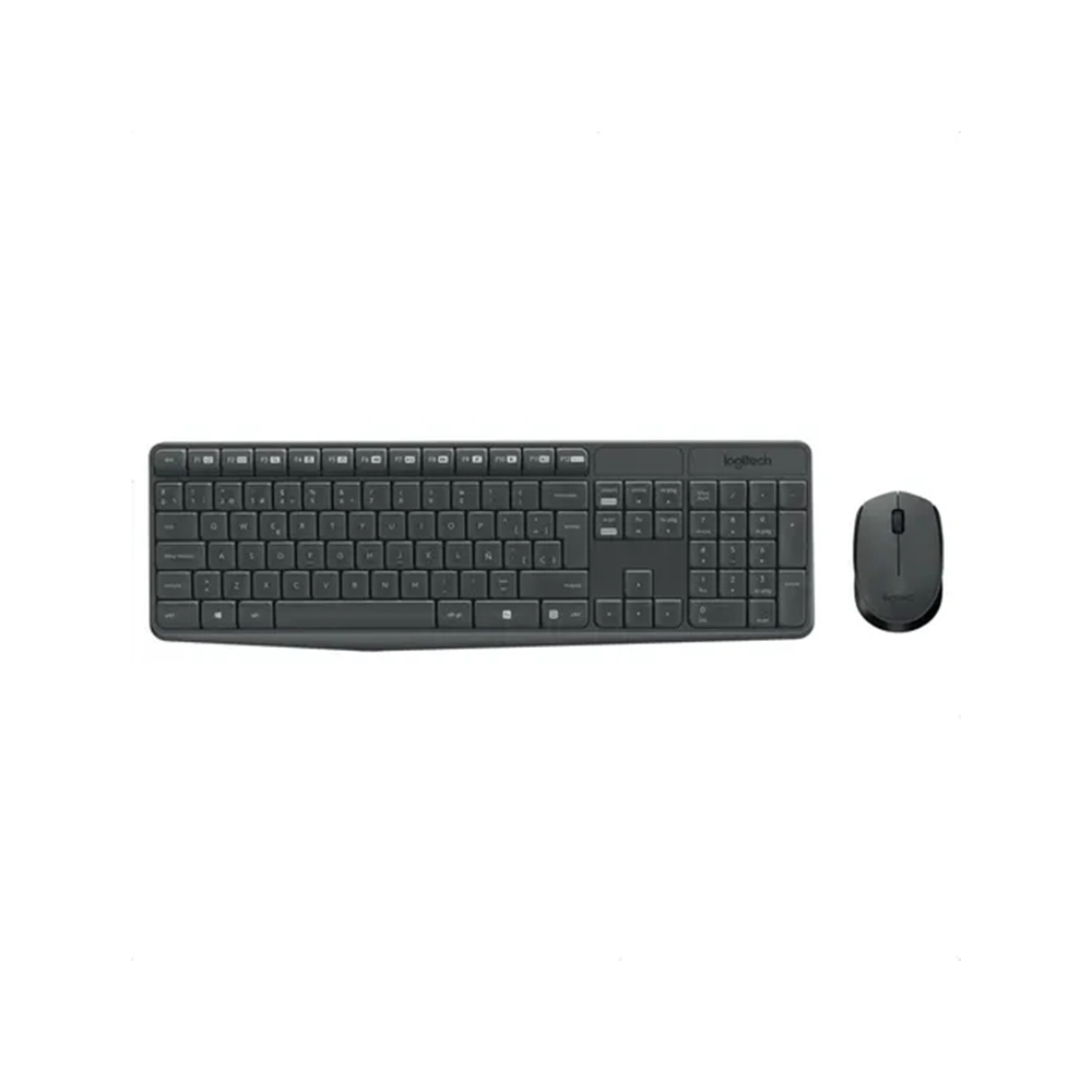 Combo Logitech MK235 inalambrico espanol 2.4GHz USB negro