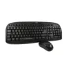 Combo Teclado y Mouse J&R Classic USB Negro Diseño Ergonómico