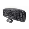 Combo Teclado y Mouse J&R Classic USB Negro Diseño Ergonómico