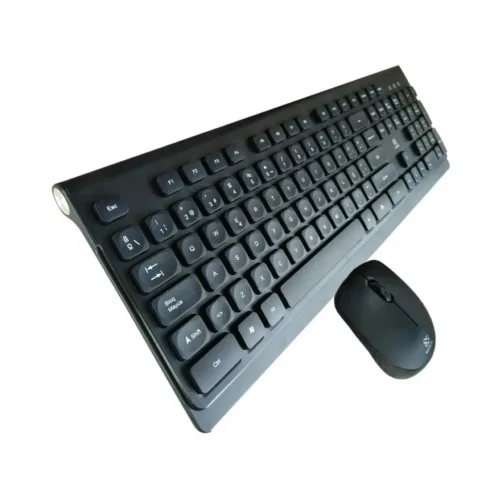Combo teclado y mouse Jaltech ergonómico inalámbrico office
