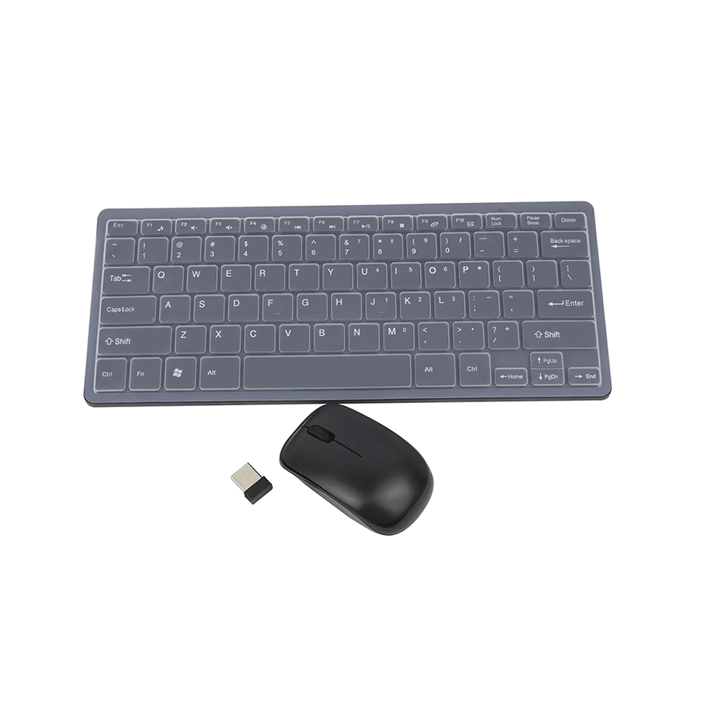 Combo Teclado y Mouse Slim Jaltech Inalámbrico 2.4GHz Negro