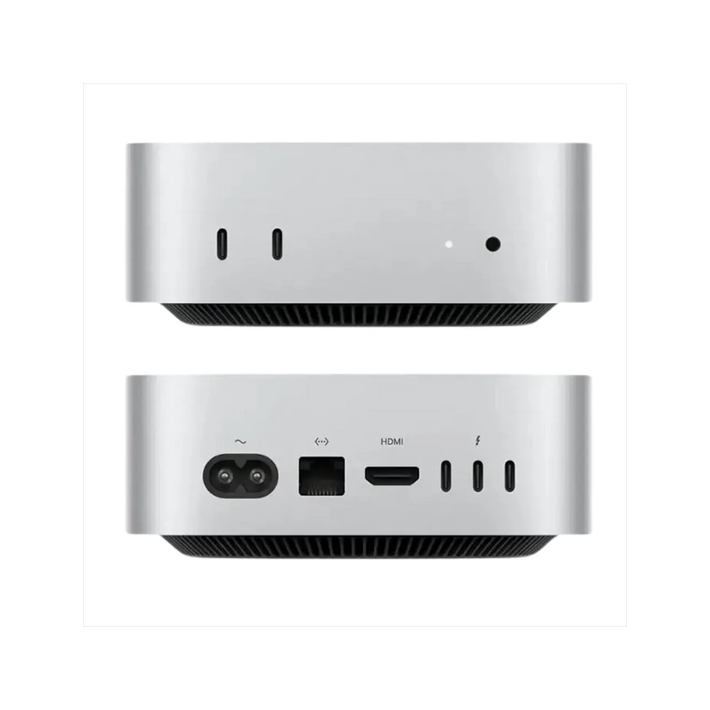 Computadora de escritorio Apple Mac mini MU9D3LZ/A - Apple M4 - 16GB - 256GB SSD - Mini PC - Plata - Apple M4 Chip - Apple Deca-core (10 Core) - IEEE 802.11ax - 155W