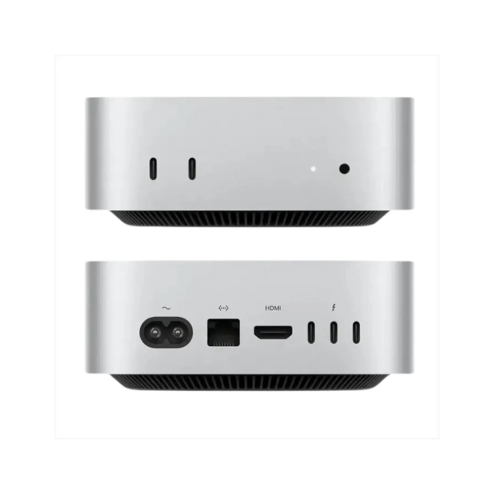 Computadora de escritorio Apple Mac mini MU9E3LZ/A - Apple M4 - 16GB - 512GB SSD - Mini PC - Plata - Apple M4 Chip - Apple Deca-core (10 Core) - IEEE 802.11ax - 155W