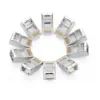 Conectores RJ45 Cat 6A FTP Metálicos Bolsa 10 Unidades Profesionales