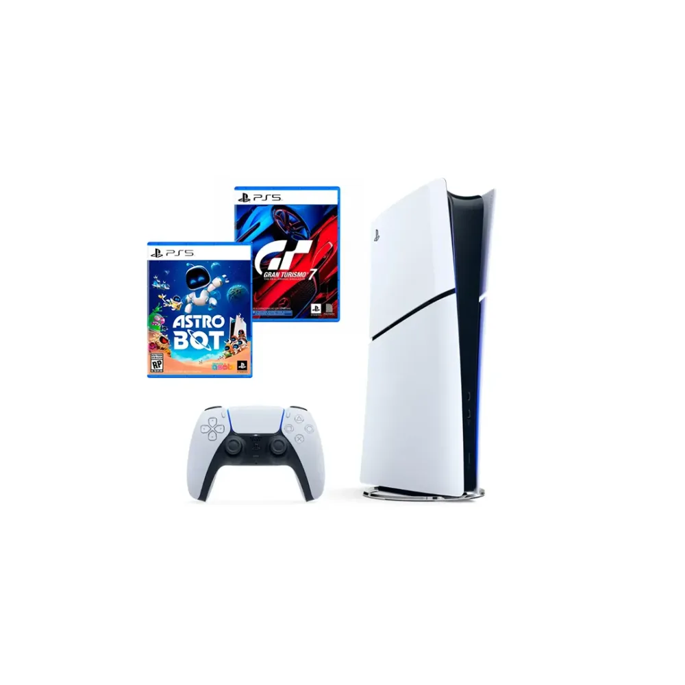 Consola PlayStation 5 Sony 1TB Slim GT7 Astro Bot 4K