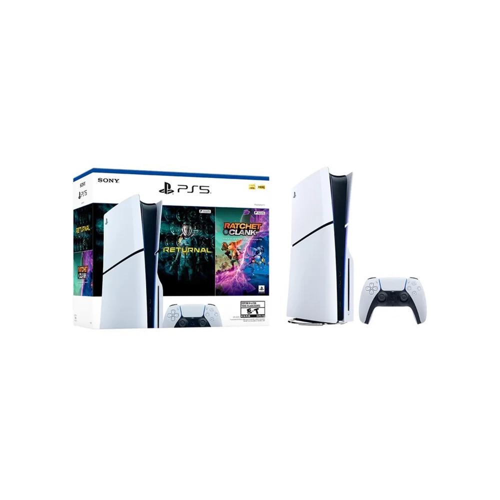Consola PlayStation 5 Slim Sony 1TB Bundle Returnal y Ratchet