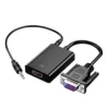 Convertidor VGA a HDMI Full HD 1080p Audio Auxiliar Universal