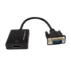 Convertidor VGA a HDMI Full HD 1080p Audio Auxiliar Universal