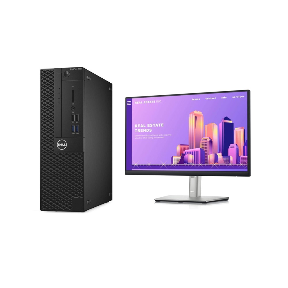 PC SFF Dell Optiplex 5050 i5 7ma Gen 8GB 256SSD Remanufacturado + Monitor 22”