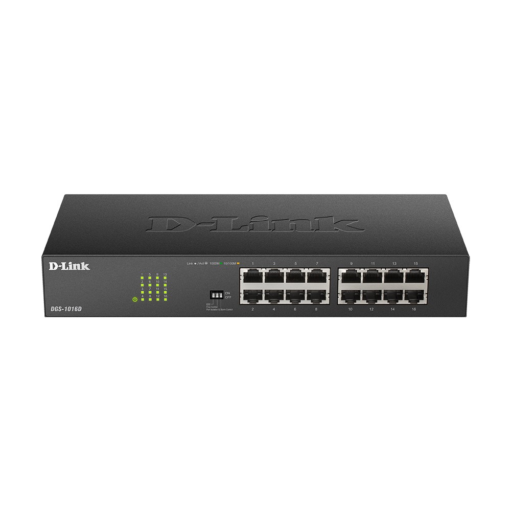 Switch D-Link DES-1016C 16 puertos Fast Ethernet plug and play