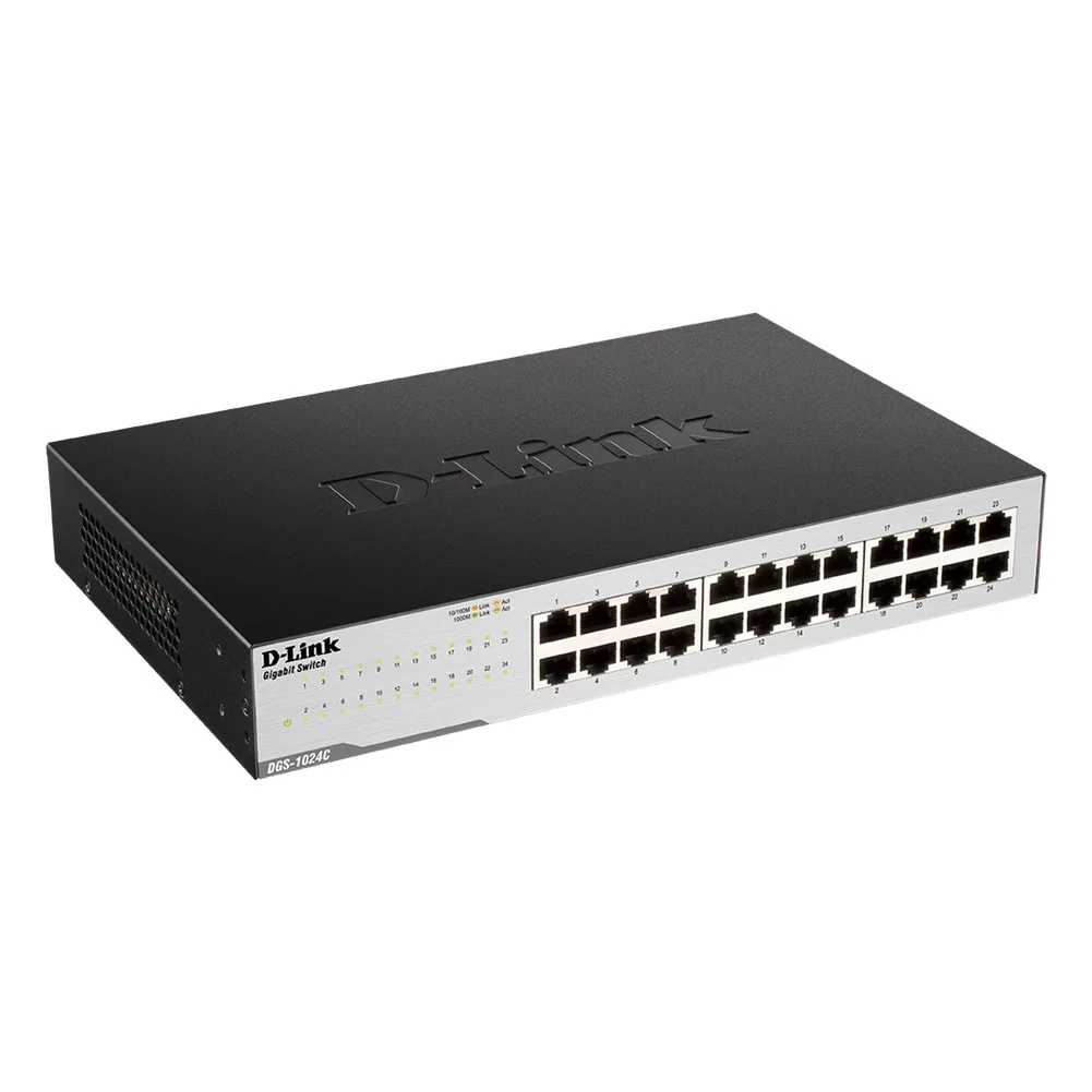 Switch D-Link DGS-1024C 24 puertos Gigabit no administrable