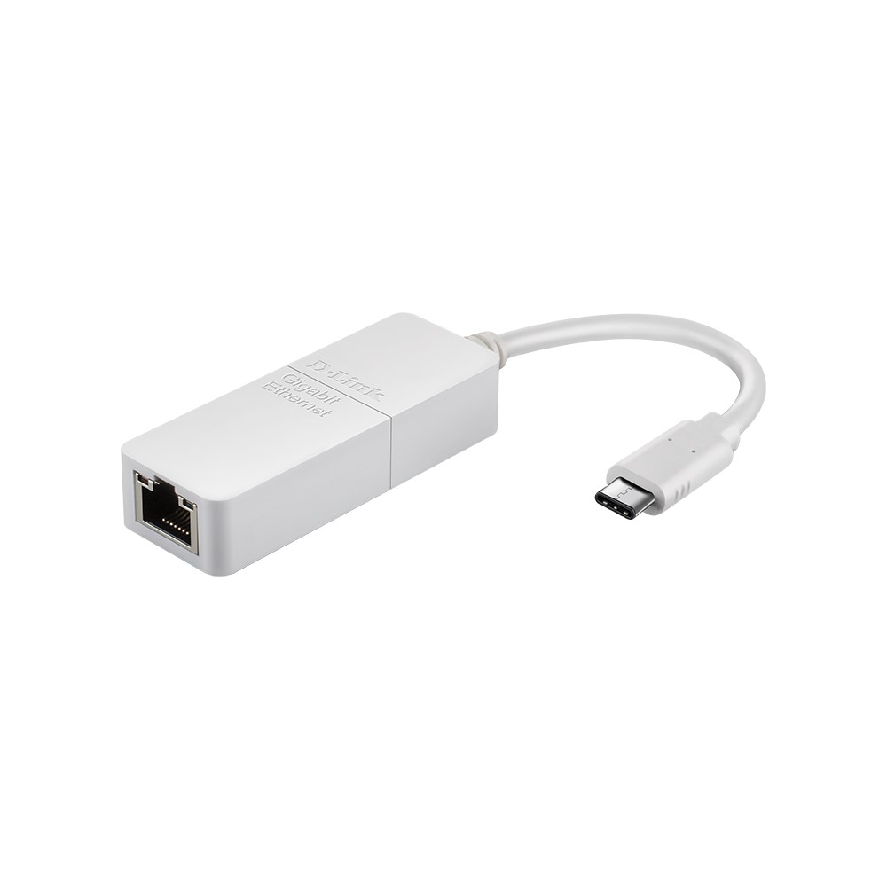 Adaptador D-Link DUB-E250 USB-C a Ethernet Gigabit red estable