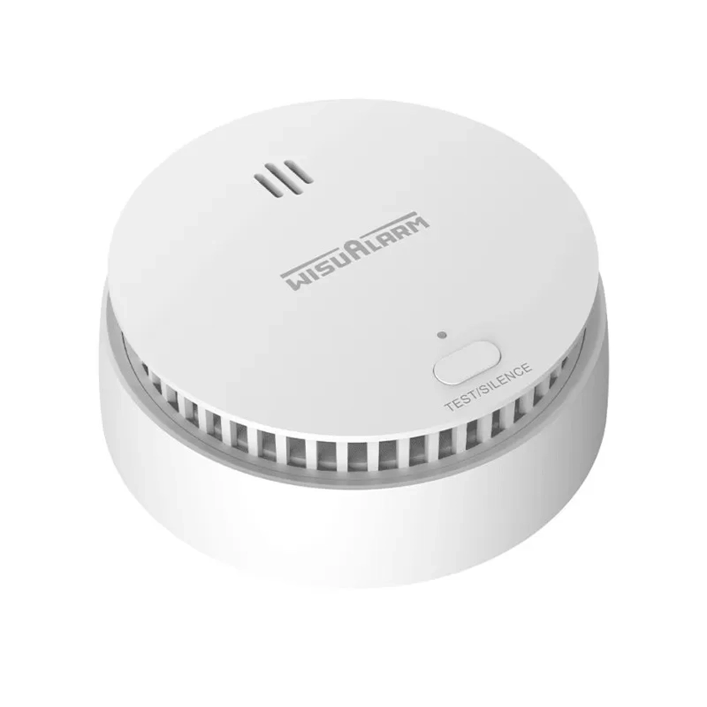 Detector de Humo WiFi WisuAlarm Alerta 85dB Seguridad Inteligente