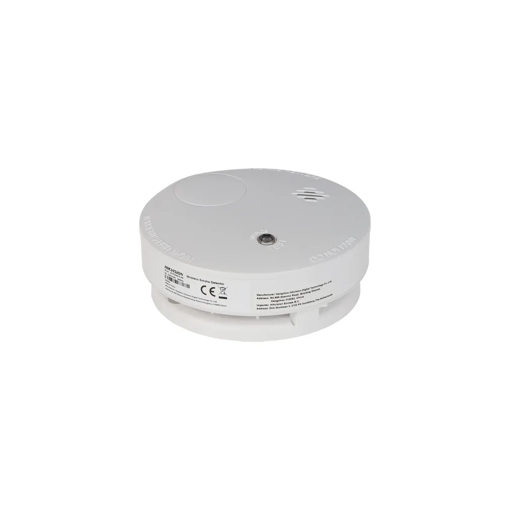 Detector Humo Inalámbrico Hikvision DS-PD1-SMK-W Protección Confiable
