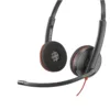 Diadema Poly Blackwire 3220 USB-C Sonido HD Adaptador Profesional