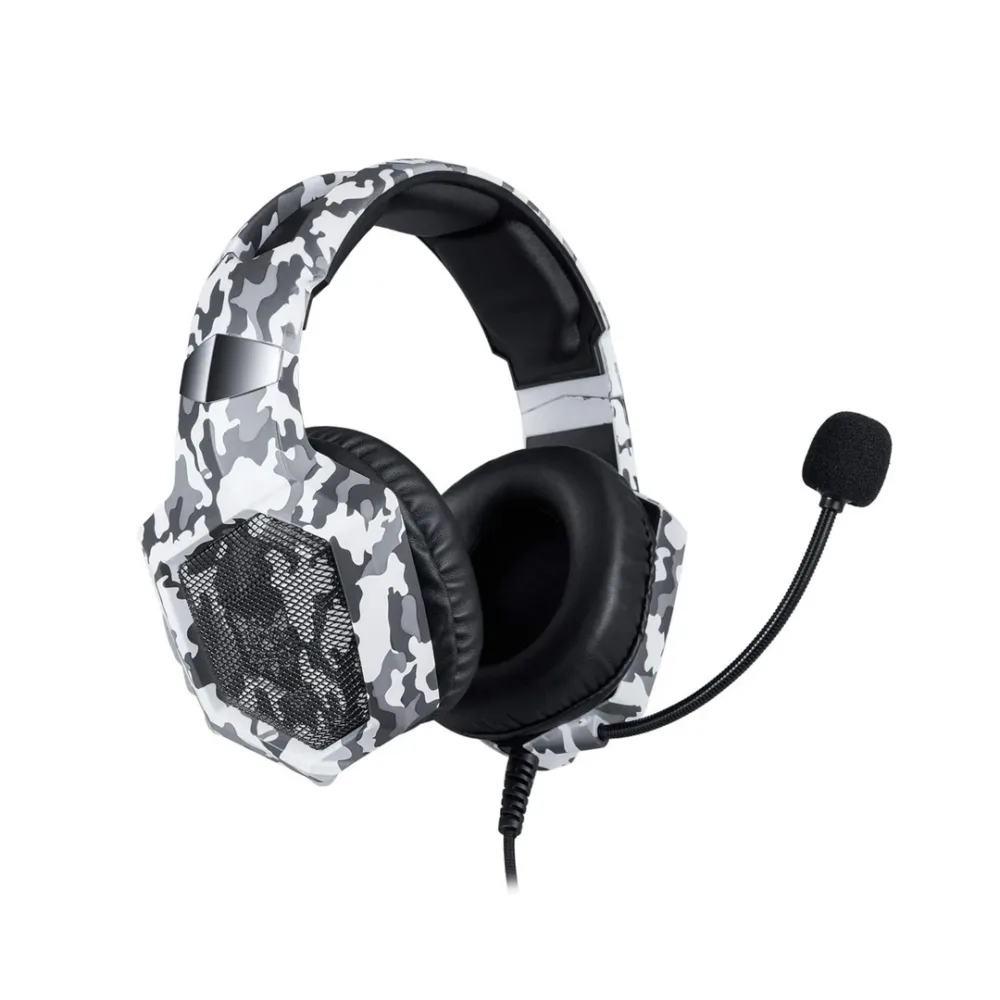 Diadema gamer Jaltech K8 11503 camuflada 50mm 3.5mm USB