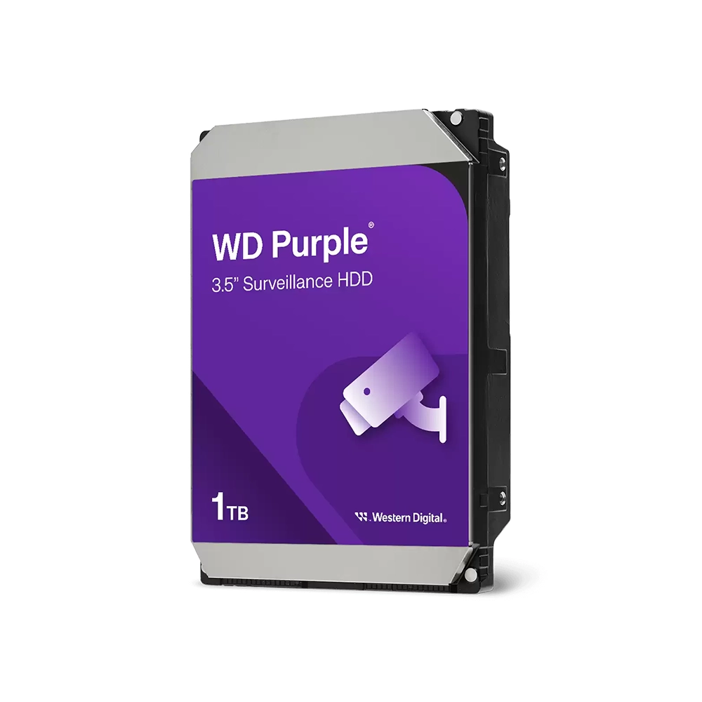 Disco Duro 1TB Western Digital Purple CCTV Fiabilidad 24/7 3.5"