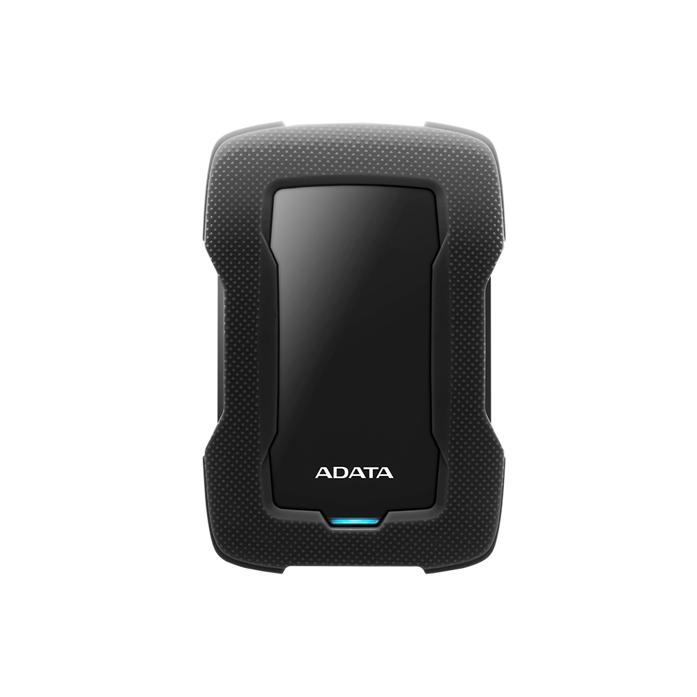 Disco duro externo ADATA 1TB HD330 negro resistente golpes
