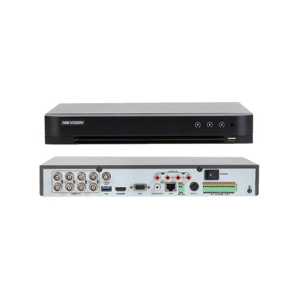 DVR Hikvision 8 Canales 8MP AcuSense H.265 Pro+ Inteligente