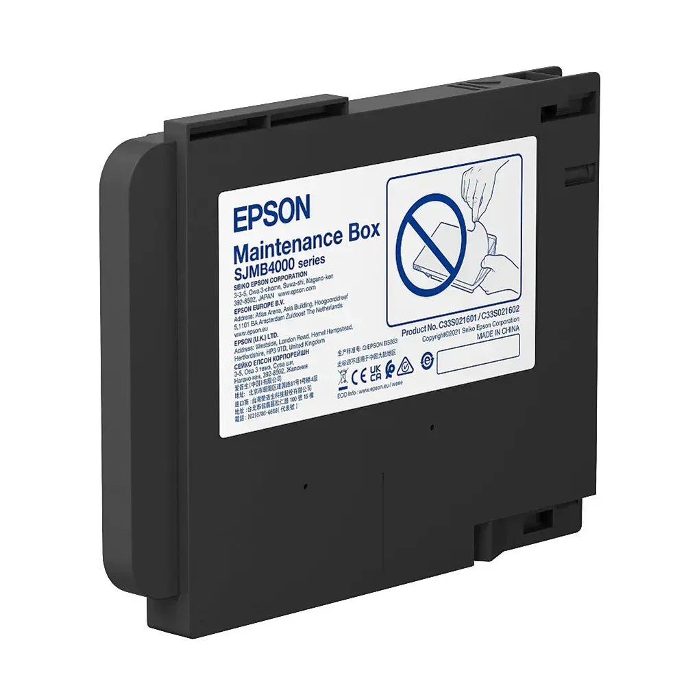 Caja de Mantenimiento Epson TM-C4000 SJMB4000 Original Fácil Instalación