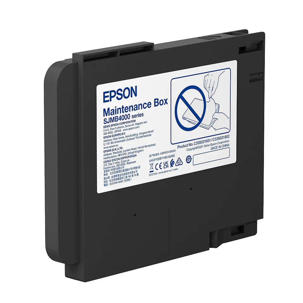 Caja de Mantenimiento Epson TM-C4000 SJMB4000 Original Fácil Instalación