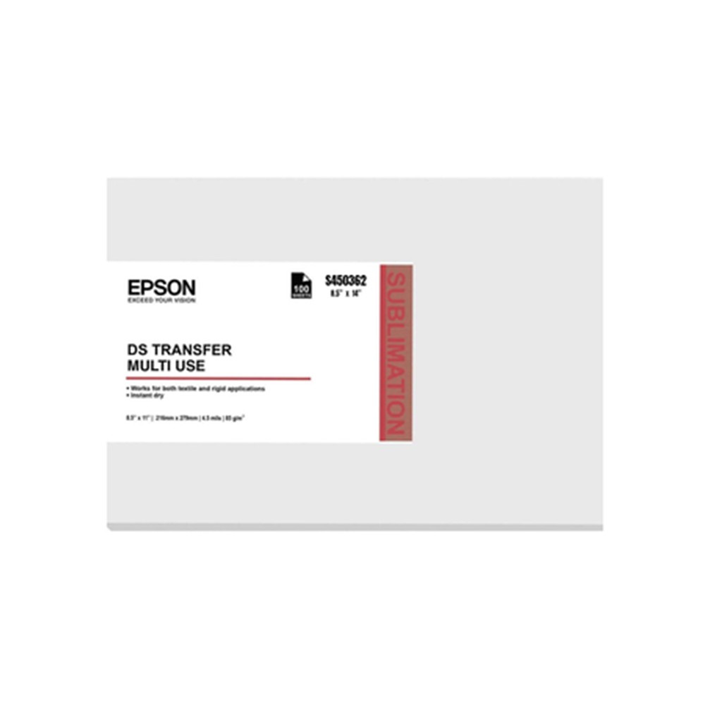 Papel Epson S450362 para sublimacion 8.5 x 14 100 hojas