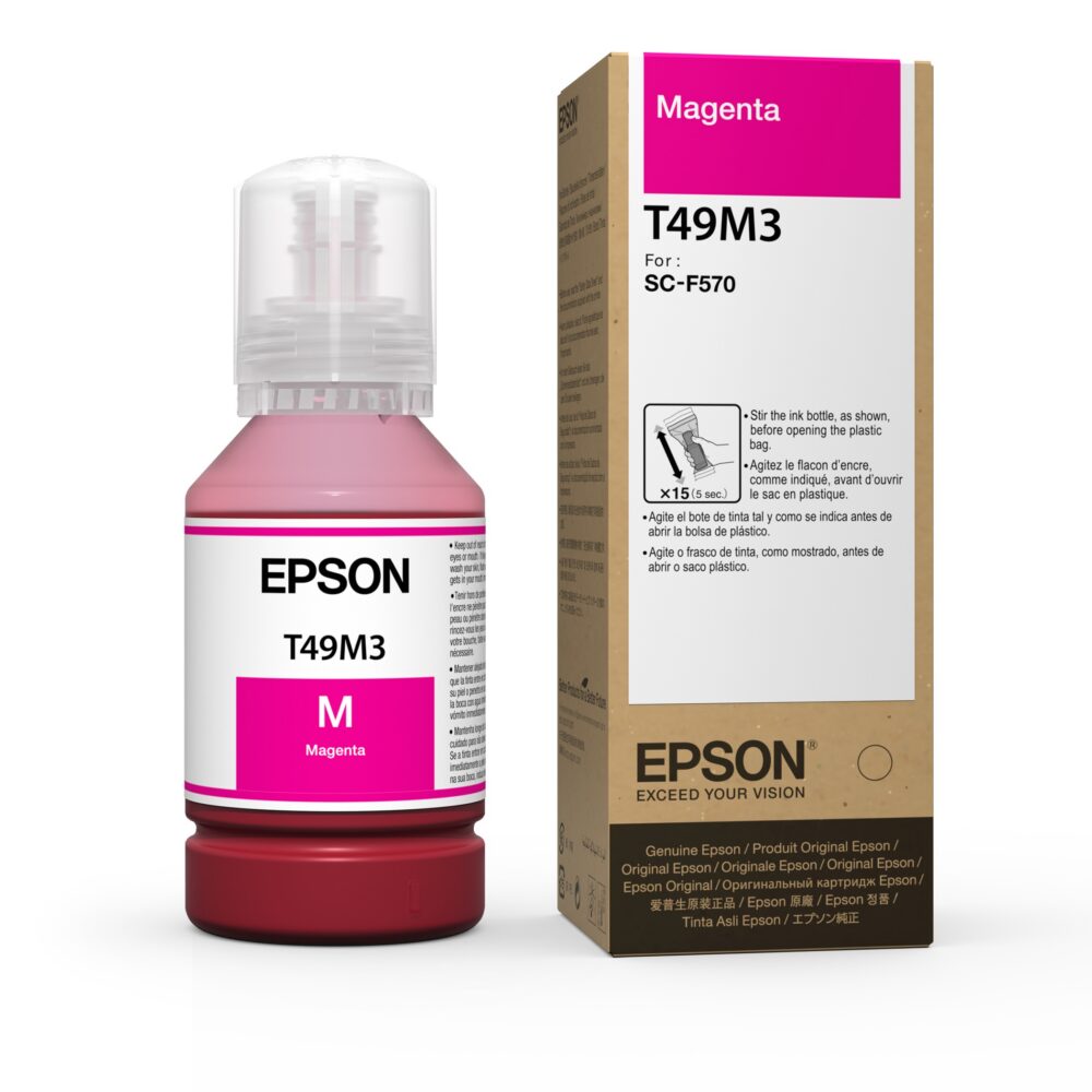Botella Epson T49M T49M320 magenta 140 ml para sublimacion