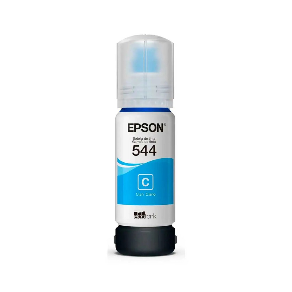 Botella de tinta Epson T544220-AL cian original para EcoTank
