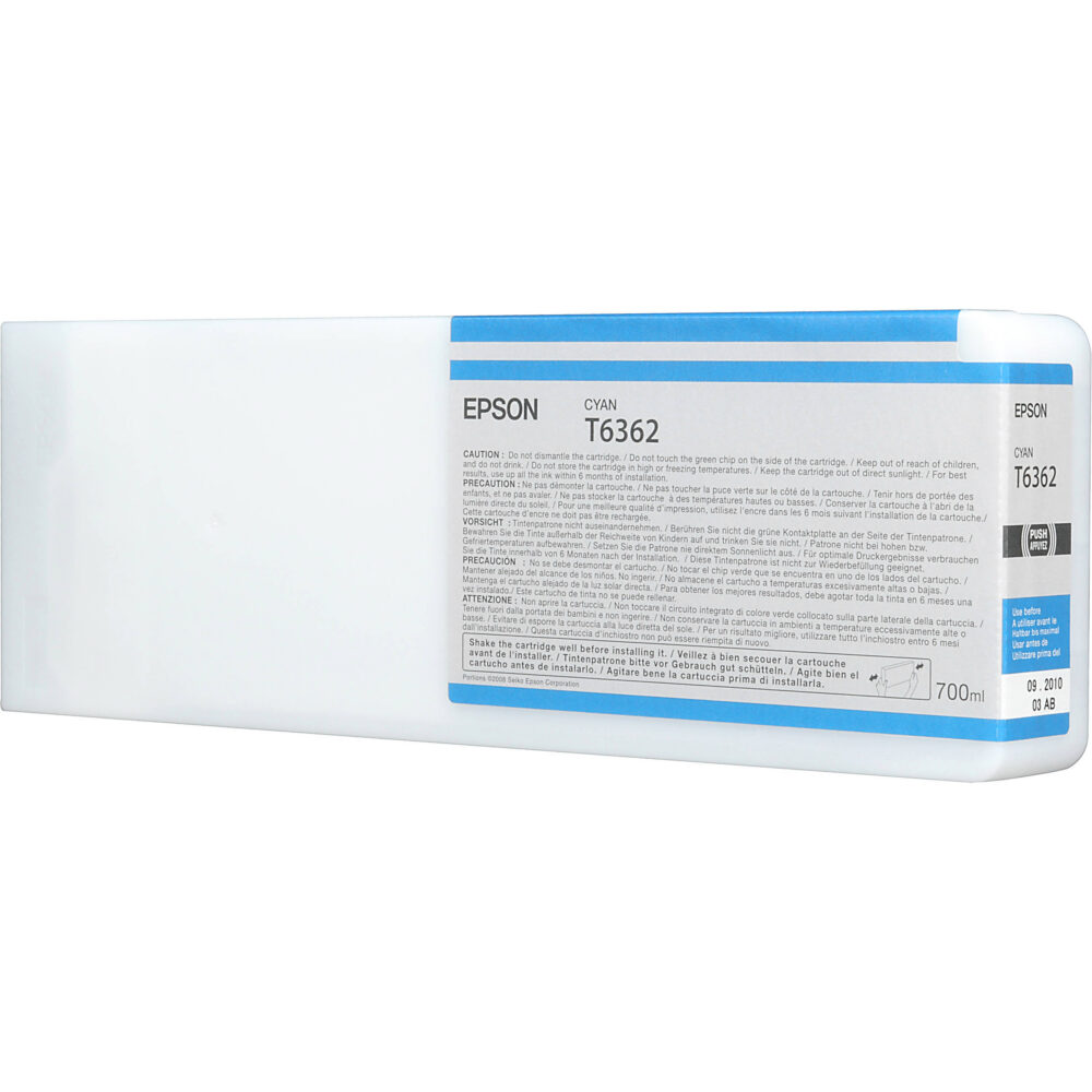 Cartucho de Tinta Epson Cian 700 ml Alta Capacidad Profesional