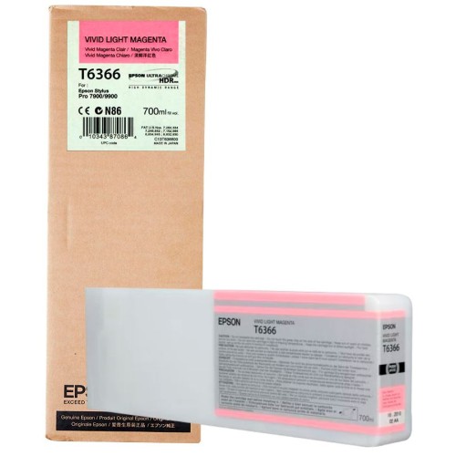 Cartucho de Tinta Epson Magenta Claro Vivo 700 ml Alta Precisión