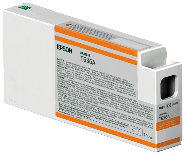 Cartucho de tinta Epson naranja 700ml alto rendimiento original