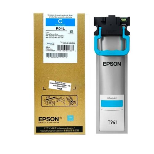 Bolsa de Tinta Epson Cian T941 DURABrite Ultra Alto Rendimiento
