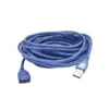 Extensión USB 2.0 Blindada 10 Metros Filtro Alta Velocidad