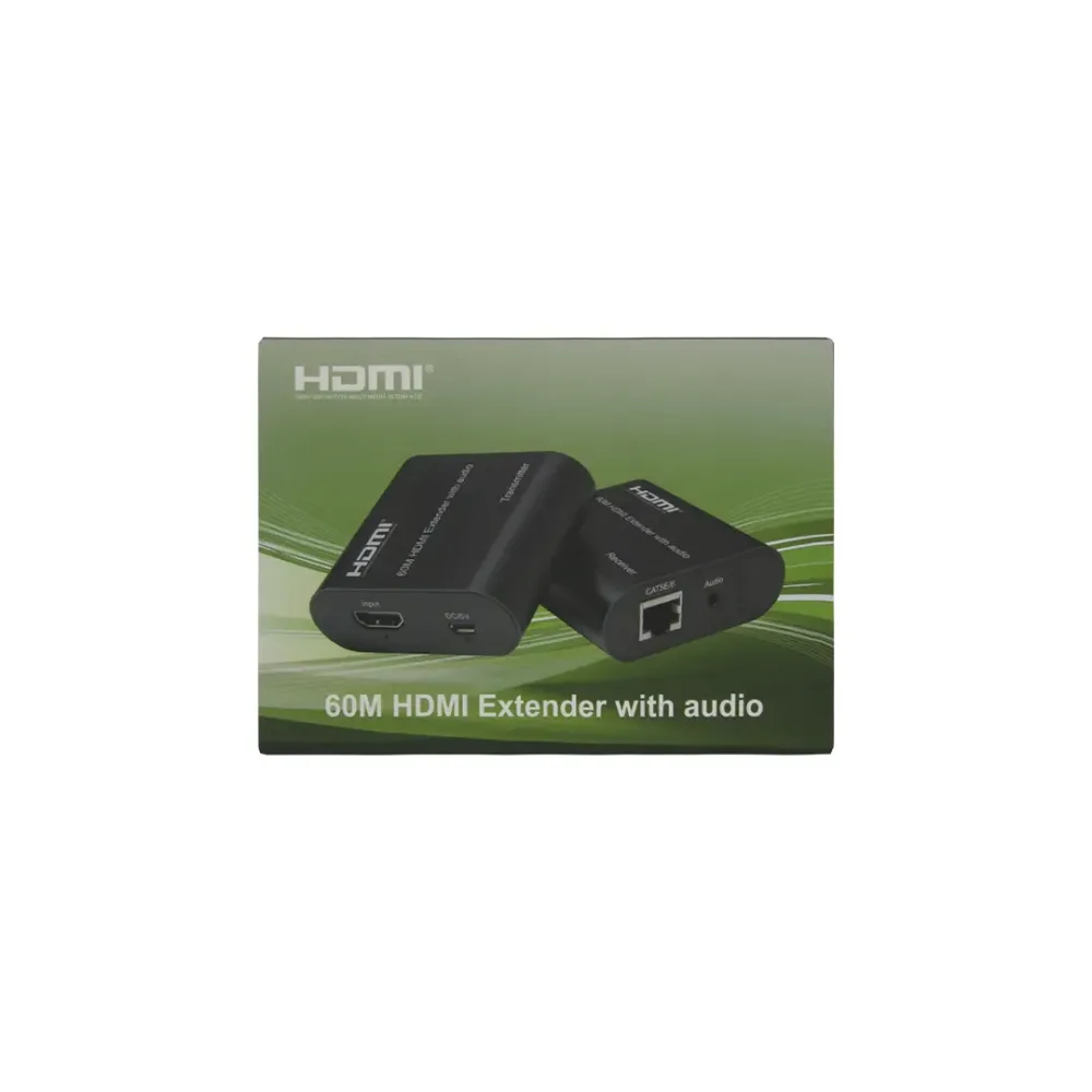 Extensor HDMI 1080p 60m HDMI EXTENDER 60M sobre cable RJ45
