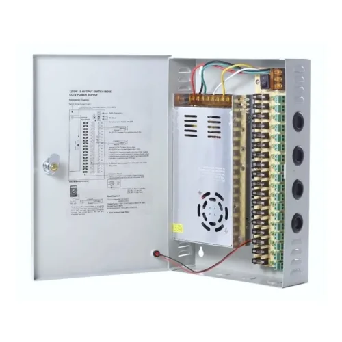 Adaptador CCTV 12V 2A SAT Alta Eficiencia Protección Segura