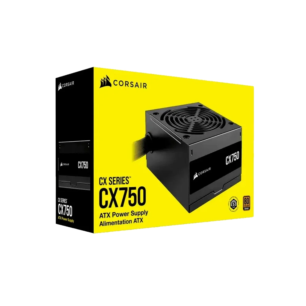 Fuente Real Corsair Cx750 80 Plus Bronze