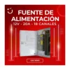 Fuente centralizada Miokee S-240 12V 20A para cctv y led