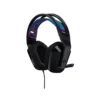 Audífonos gaming Logitech G335 alámbricos Negro ultraligeros