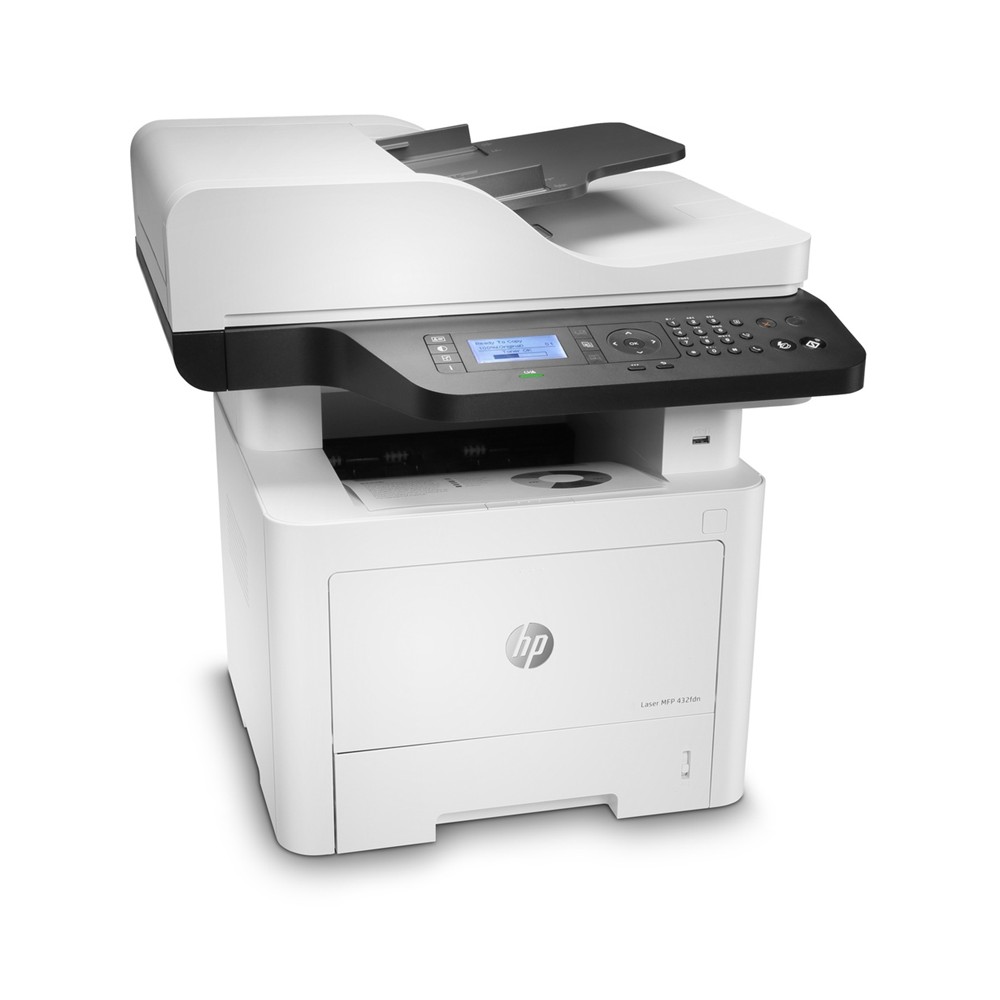 Multifuncional HP LaserJet 432fdn mono duplex red fax ADF rapida