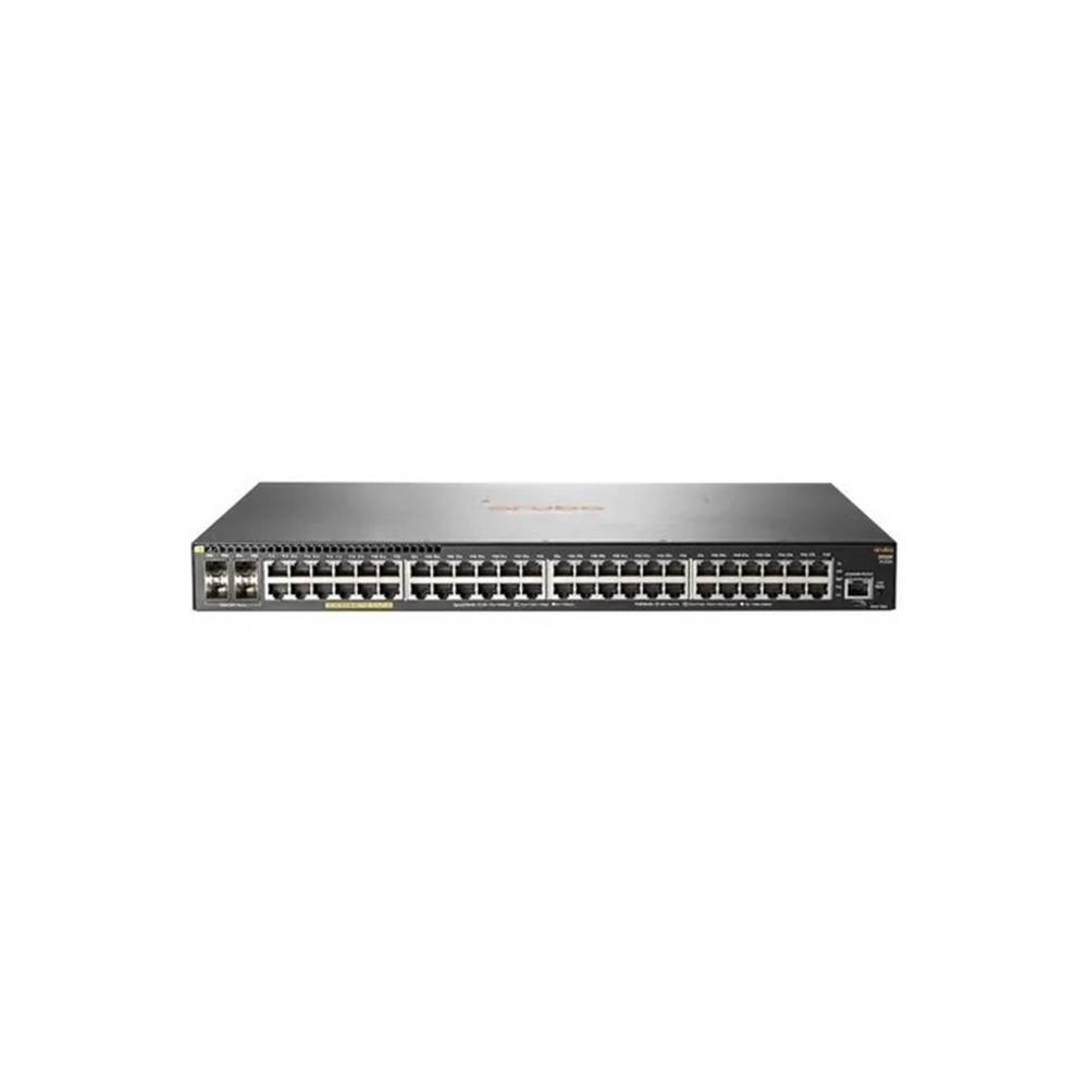 HPE 2930F 48G PoE+ 4SFP 48 Puertos Gestionable Conmutador de nivel 3 - Ethernet de 10 gigabits, Gigabit Ethernet - 10/100/1000Base-T, 10GBase-X - 3 Capa compatible - Modular - Par trenzado, Fibra Óptica - 1U