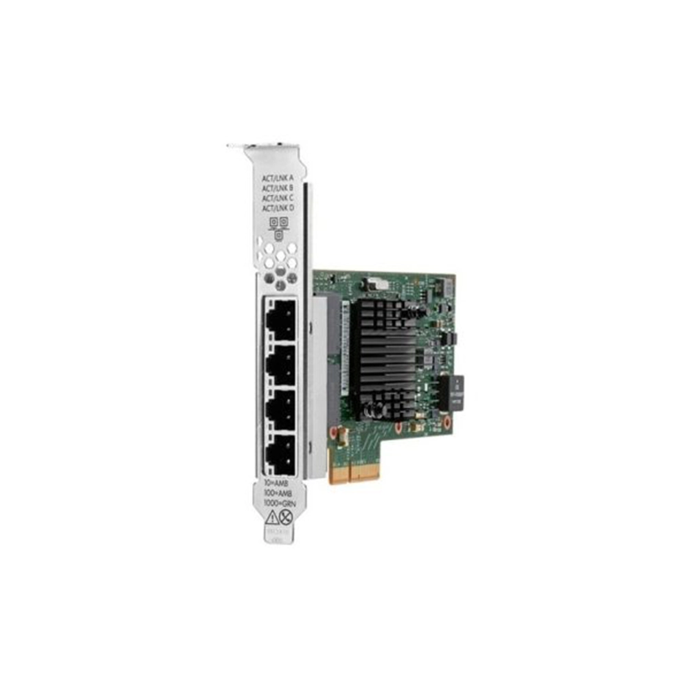 HPE BCM5719 Tarjeta Gigabit Ethernet para Servidor - 1000Base-T - Tarjeta enchufable - PCI Express 2.0 - 1Gbit/s Data Transfer Rate - 4 Puerto(s) - 4 - Par trenzado
