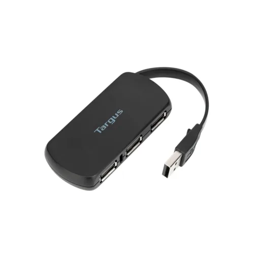 Hub USB 2.0 Targus 4 Puertos ultracompacto Plug and Play con cable