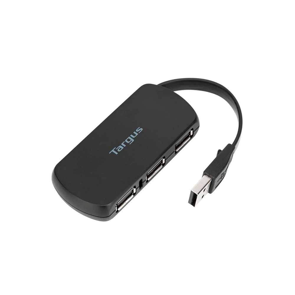 Hub USB 2.0 Targus 4 Puertos ultracompacto Plug and Play con cable